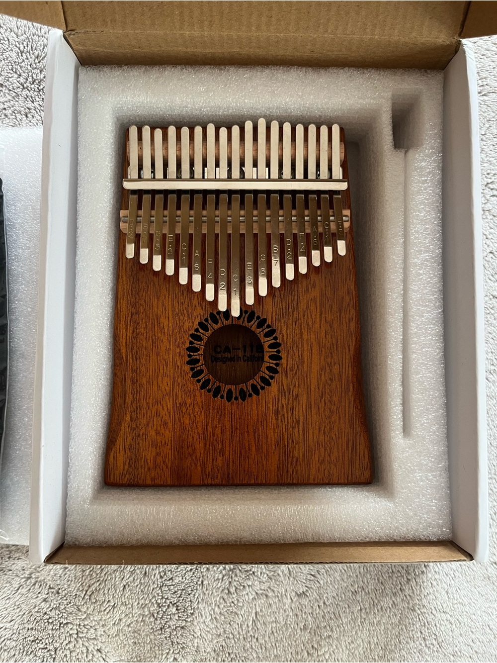NWT Newlam Kalimba Thumb Piano 17 Keys, Musical Gift for Kids and Adults